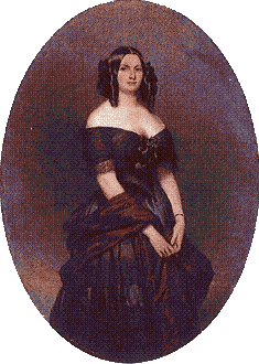 Louise Mathilde Cottier – par Franz Xaver Winterhalter -1834 – Musée Jacquemart-André